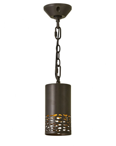 Calder 1.5W 1 LED Cylinder Outdoor Mini Pendant by Hinkley - 1512BZ