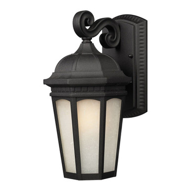 Newport 1 Light Outdoor Wall Lantern by Z Lite - 508M-BK