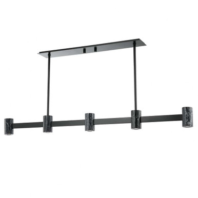 Predock 5 Light Mini Island Chandelier by Hudson Valley - 9157-BBR