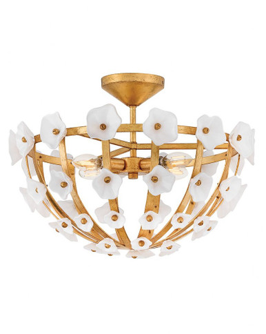 Azalea 20W 4 LED 20.25 Inch Wide Semi Flush Mount by Fredrick Ramond - FR41633DA