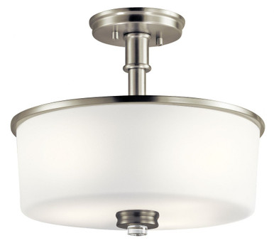 Joelson 3 Light 14.25 Inch Wide Semi Flush Mount by Kichler - 43926