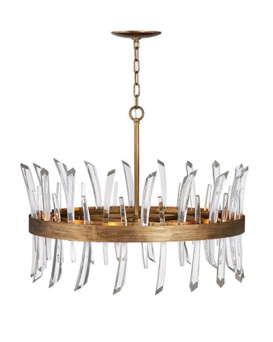 Revel 8 Light Large Chandelier by Fredrick Ramond - FR30904