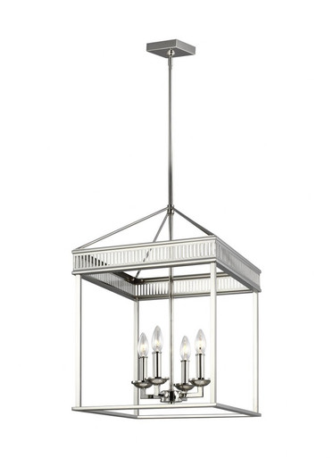 Sean Lavin 4 Light Small Transitional Chandelier by Visual Comfort Studio - f3275/4pn