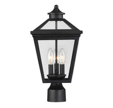 Ellijay 3 Light Outdoor Post Lantern 17.5 inches tall by 9 by Savoy House - 5-147