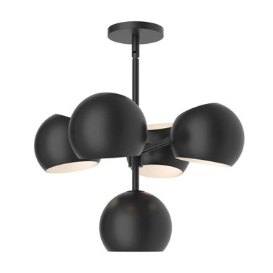 Willow 5 Light Small Retro Chandelier by Alora - CH648518MB