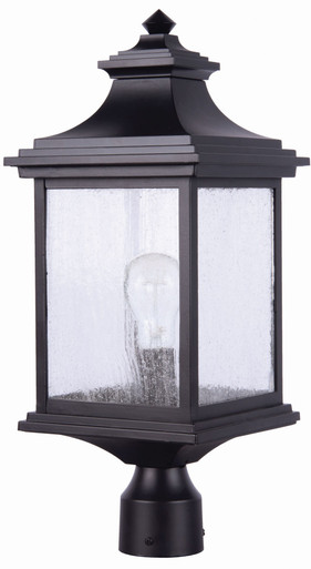 Gentry One Light Outdoor Post Mount 8.5 x 20.38 inches by Craftmade - Z3215-MN
