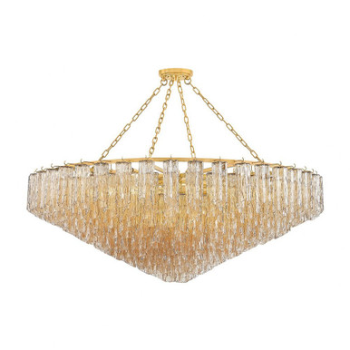 Watertown 33 Light Oversized Chandelier by Hudson Valley - 4945-AGB