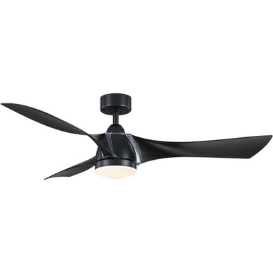 Klear 3 Blade Ceiling Fan with Light Kit 56 Inches Wide by Fanimation - FPD6858
