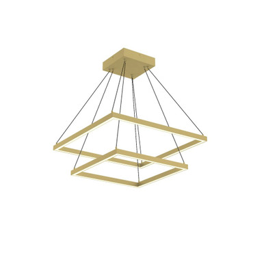 Piazza 87W LED Chandelier 1.38 Inch Tall and 23.63 Inch Wide by Kuzco - CH88224-BG-UNV-010