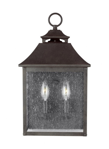 Sean Lavin 2 Light Wall Lantern 17 Inch Tall by Visual Comfort Studio - ol14400sbl