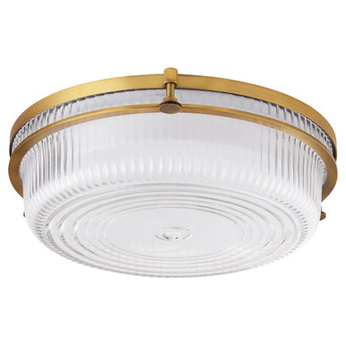 Emory 16W 1 CCT LED Flush Mount 4 Inch Tall and 14 Inch Wide by Quorum - 368-14