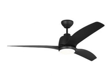 Avila Coastal 3 Blade Ceiling Fan With Light Kit 52 Inch Wide by VC Fan - 3AVLCR54