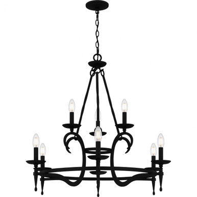 Octavia 9 Light Large Chandelier by Quoizel - OCA5032EK