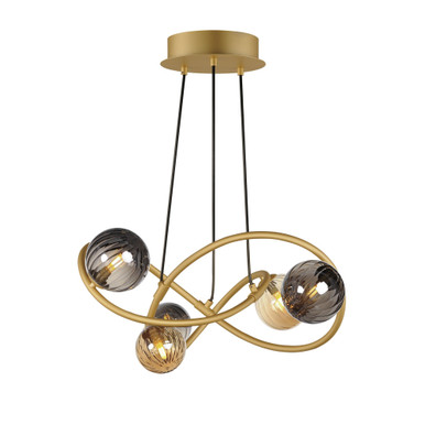 Planetary 5 Light Medium Chandelier by ET2 - E24185-148GLD