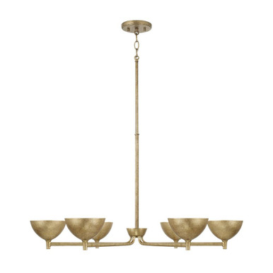Francesca 60W 6 LED Chandelier 18 Inch Tall and 34 Inch Wide by Capital - 458561FT