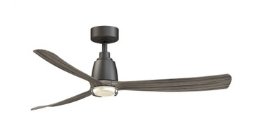Kute 3 Blade Ceiling Fan with DW Light Kit 52 Inch Wide by Fanimation - FPD8534-LK