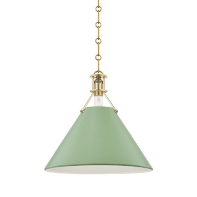 Painted No. 2 1 Light Pendant 14.75 Inch and 16 Inch Wide by Hudson Valley - MDS352