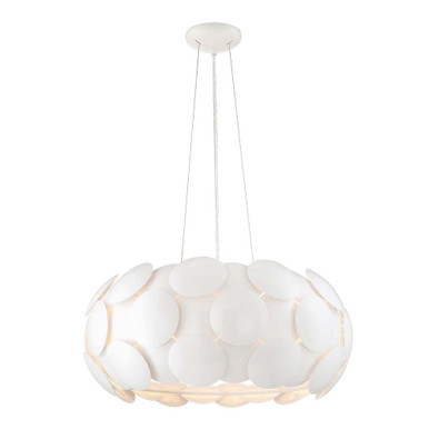 Crown 6 Light Small Modern Chandelier by Zeev - CD10188-6-GWH