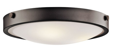 Lytham 3 Light 17.25 Inch Wide Flush Mount by Kichler - 42275