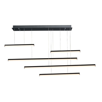 Hover 340W 5 LED Oversized Pendant by ET2 - E21376-BK