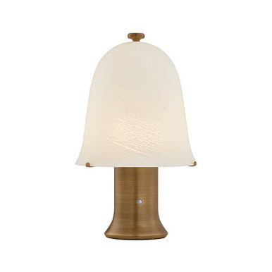 Kipps 3W 1 LED Rechargeable Table Lamp 13.75 Inch Tall by Hudson Valley - L4461-PBR