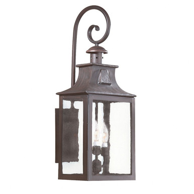 Newton 3 Light Outdoor Wall Mount 26.75 Inch Tall by Troy - B9005-SFB
