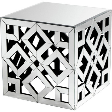 Gemma side Table 22 Inch Wide by 22 Inch Long by Cyan - 08596