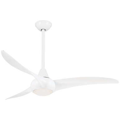 Light Wave 52 Inch 3 Blade Ceiling Fan with Light Kit by Minka Aire - F844