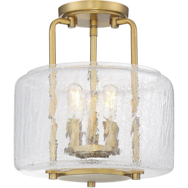 Avalon 3 Light 11.38 Inch Wide Semi Flush Mount by Savoy House - 6-7790-3
