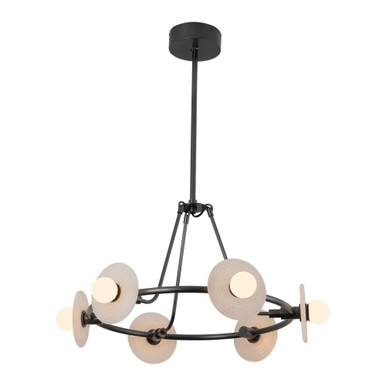 Dahlia 24W LED Chandelier 16 Inch Tall and 27.75 Inch Wide by Alora - CH346028