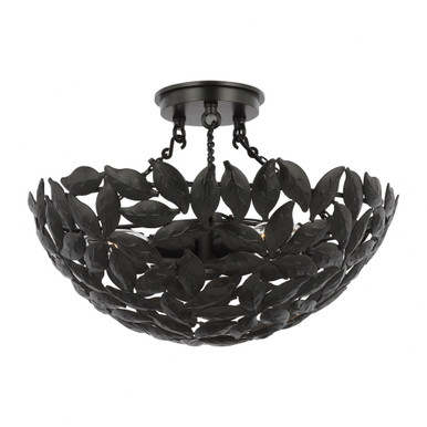 Kelan 3 Light Semi Flush Mount 10.13 x 16 Inches by Visual Comfort Studio - AF1173AI