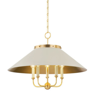 Clivedon 5 Light Chandelier 20.25 Inch and 27.5 Inch Wide by Hudson Valley - MDS1403