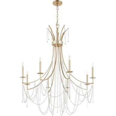 Malin 8 Light Oversized Chandelier by Quorum - 628-8-60