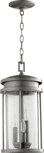 Hadley 3 Light Small Outdoor Penant by Quorum - 7111-3-3