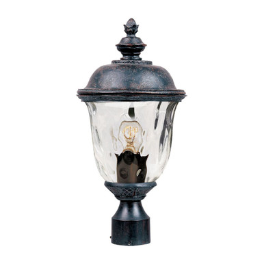 Carriage House DC One Light Outdoor Pole/Post Mount 9 x 19.5 inch by Maxim - 3426WGOB
