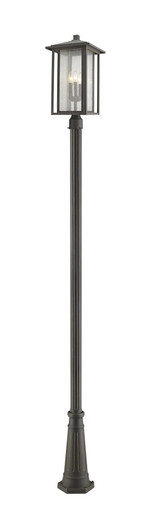 Aspen 3 Light Outdoor Post Mount Lantern 11 x 118.44 Inches by Z-Lite - 554PHXLR-519P-ORB