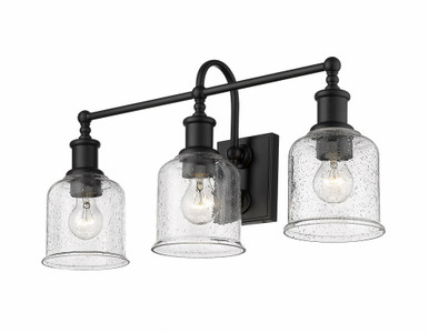 Bryant 3 Light Bath Vanity In Industrial Style 12.25 x 24 Inches by Z Lite - 734-3V-MB