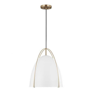 Norman 1 Light Medium Contemporary Pendant by Visual Comfort Studio - 6651801