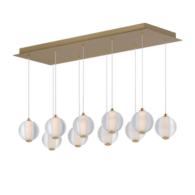 Rhythm 50W 10 LED Light Medium Linear Pendant by ET2 - E24648