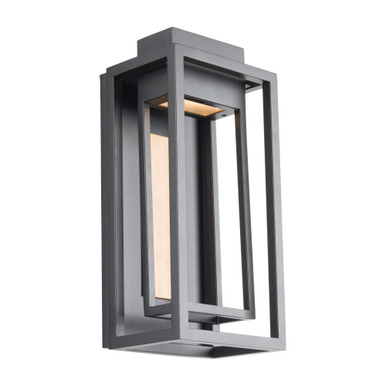 Dorne 5.5W 1 LED Light Outdoor Wall Lantern by Modern Forms - WS-W57014-BK/AB