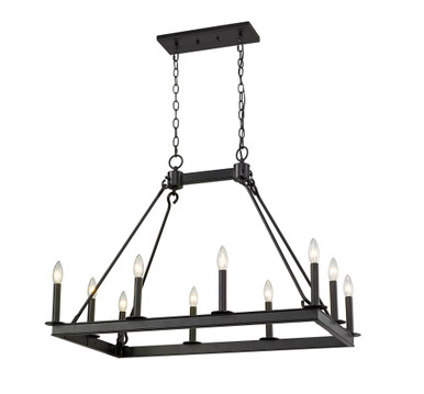 Barclay 10 Light Island/Billiard 20 Inch Wide by 25.75 Inch High by Z-Lite - 482-10L