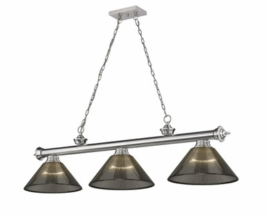 Cordon 3 Light Billiard 14.75 x 14 Inch by Z-Lite 2306-3BN-ARS - 2306-3BN-ARS
