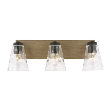 Dunton 3 Light Large Bath Vanity 7.5 Inch and 22.38 Inch Wide by Generation - GLV1113MBKCRO