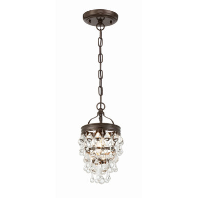Calypso 1 Light Small Pendant by Crystorama - 131