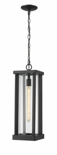 Glenwood 1 Light Small Outdoor Pendant by Z-Lite - 586CHB-BK