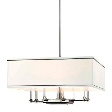 Collins 8 Light Chandelier 13.75 x 24.5 Inch Wide by Hudson Valley - 2924-PN