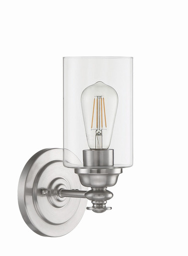 Dardyn One Light Wall Sconce 5.5 Inch wide by 11.13 Inch high by Craftmade - 49801-BNK-C