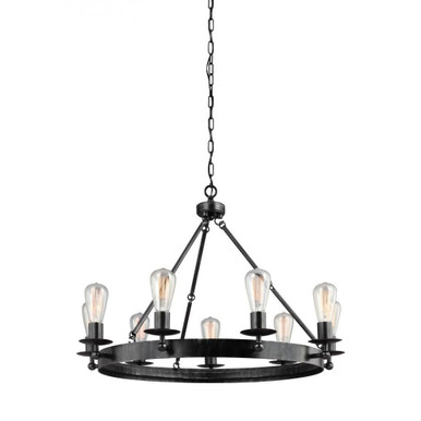 Ravenwood Manor 9 Light Large Chandelier by Generation Lighting - 3110209-846