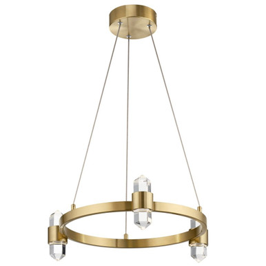 Arabella 6 LED Light Medium Chandelier by Elan - 84068cg