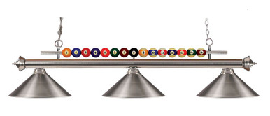 Shark 3 Light Island/Billiard 14 x 15 Inch by Z-Lite 170BN-MBN - 170BN-MBN